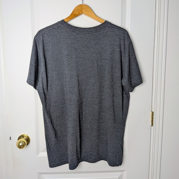 Womance Men's Gray Organic Cotton T-Shirt – Size XL – Soft & Minimalist #114 - Picture 2 of 5